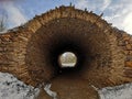 Stone tunnel