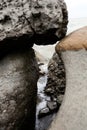 Rocks on the beach Royalty Free Stock Photo