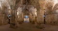 Stone vaults of Diocletian's Palace in Croatian city Split