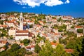 Stone village Lozisca on Brac island view Royalty Free Stock Photo