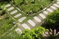 Stone walkway Royalty Free Stock Photo