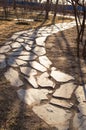 Stone Walkway Royalty Free Stock Photo