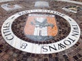 Stone walkway in old town city klagenfurt austria