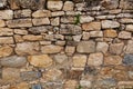 Stone wall in ancient city Hierapolis