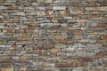 Stacked stone wall background Royalty Free Stock Photo