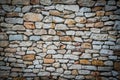 Stone wall background with vignetted borders Royalty Free Stock Photo