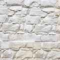 Stone wall background. White painted stone wall texture as background. Wood background wall painting. Royalty Free Stock Photo