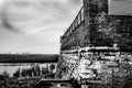 Stone wall of Belgrade fortress