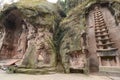 Stone Wall Carved Statues