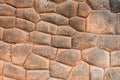 Stone wall Chincheros town peruvian Andes Cuzco Peru