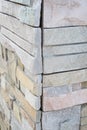 Stone wall corner Royalty Free Stock Photo