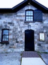 Stone wall house Royalty Free Stock Photo