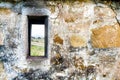 Stone wall little window