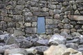 Stone wall at Machu Picchu, Peru Royalty Free Stock Photo