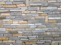 stone wall made out of irregular pieces