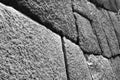 Stone Walll Comprised of large stones Royalty Free Stock Photo