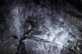 Stone wall in a marble gallery