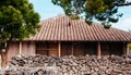 Historic Ryukyu village in Taketomi, Okinawa, Japan