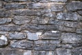 Stone wall of rough rock cras. Texture of mountain gray stone with high resolution
