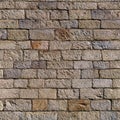 Stone wall seamless tileable texture Royalty Free Stock Photo
