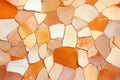 Stone wall texture with abstract mosaic pattern Royalty Free Stock Photo