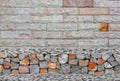 Stone wall texture,Terrazzo Floor Background pattern Royalty Free Stock Photo