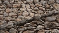 stone wall texture, Palamidi, Nafplion, Peloponissos, Greece Royalty Free Stock Photo