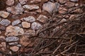 Stone wall three Royalty Free Stock Photo