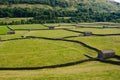 Stone Walls, Fields and Barns, Swaledale, near Gunnerside Royalty Free Stock Photo