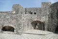 Stone walls of the Kanli Kula Fortress Royalty Free Stock Photo