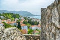 Stone walls of the Kanli Kula Fortress Royalty Free Stock Photo