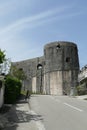 Stone walls of the Kanli Kula Fortress Royalty Free Stock Photo