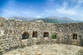 Stone walls of the Kanli Kula Fortress Royalty Free Stock Photo