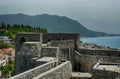 Stone walls of the Kanli Kula Fortress Royalty Free Stock Photo