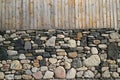 Stone walls made of stones