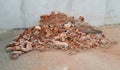 Stone waste material recycling