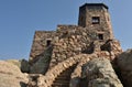 Stone Watch Tower on Top of Harney Peak Royalty Free Stock Photo