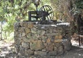 Fodele, september 1st: El Greco birthplace House stone water Fountain from Fodele in Crete island of Greece