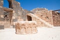 Stone well in Qasr Al Hallabat desert castle