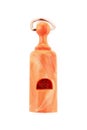 Stone whistle isolated on a white Royalty Free Stock Photo