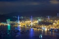 Stonecutters bridge, Hong Kong Royalty Free Stock Photo