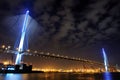 Stonecutters Bridge night view Royalty Free Stock Photo