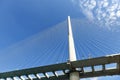 Stonecutters bridge under blue sky in the China Royalty Free Stock Photo