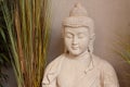 stoned buddha in gardening store for serenity decorat Royalty Free Stock Photo