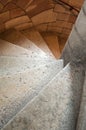 Stoned circular stair of castle Royalty Free Stock Photo