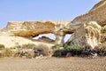 Stoned Sand Formation at Dry Lake Royalty Free Stock Photo