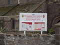 St James church sign in Stonehaven