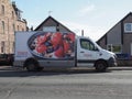 Tesco supermarket van in Stonehaven