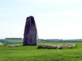 Stonehenge, an ancient prehistoric stone monument