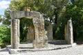 Stonehenge in BacalhÃÂ´a Buddha Eden, Bombarral, Portugal Royalty Free Stock Photo